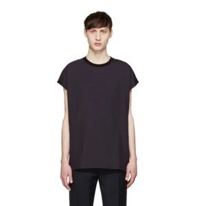 NEW Lanvin Plum Sleeveless T-Shirt
